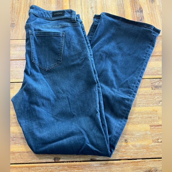 Women’s Liverpool The Bootcut Dark Blue Jeans Size 14W - Picture 1 of 4